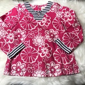 Gymboree pink Hawaiian themed swim cover up size 5